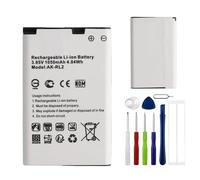 E-yiiviil Batería de repuesto AK-RL2 de 1050 mAh/3,7 V, compatible con Emporia Talk Comfort/Emporia Essence Plus con herramientas
