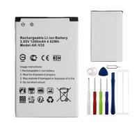 E-yiiviil Batería de repuesto AK-V25 1050 mAh/3,7 V compatible con Emporia Euphoria Pure V25 con herramientas