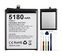 E-yiiviil Batería de repuesto BAT20M125180 compatible con DOOGEE S58 Pro con herramientas