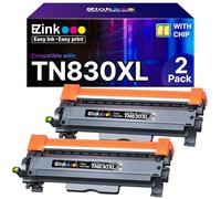 E-Z Ink Cartucho de tóner compatible TN830XL de repuesto para Brother TN830XL TN830 TN 830 con impresora Brother DCP-L2640DW HL-L2460DW HL-L2480DW HL-L2400D HL-L2405W (2 tóner TN830XL)