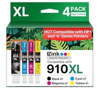 E-Z Ink H910XL para impresora Pro 8020 blanca con escaneo, copia e impresión automática de 2 caras, solo con cable, blanco, mediano