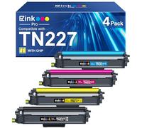 E-Z Ink Pro Cartucho de tóner compatible TN227 de repuesto para Brother TN227 TN-227 BK/C/M/Y de alto rendimiento TN223 TN-223 compatible con impresora HL-L3290CDW HL-L3210CW MFC-L3750CDW MFC-L3710CW