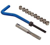 E-Z Lok EK30820 kit de inserciones helicoidales roscadas, acero inoxidable 304, tamaño de rosca 1/4"-28, longitud instalada de 0.500" (10 unidades)