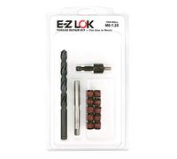 E-Z LOK EZ-310-M8 insertos roscados para metal; kit de instalación M8-1.25, acero, óxido negro