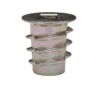 E-Z Lok roscado inserto, cinc, Hex-flanged, 1/10,2 cm -20 Interne Threads, longitud de 13 mm (paquete de 100)