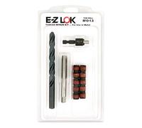E-ZLOK EZ-310-M10 - Inserciones roscadas para metal M10-1.5 Kit de instalación, acero, óxido negro