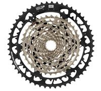 E13 Pignons Helix Race de Aluminio, 45-52T, 12 V, Color Negro