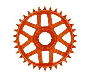E13 Plateau Helix R e*Spec - 34T - Bosch Gen4 Direct Mount - 52/55mm Chainline - Compatible 11/12v - Naranja