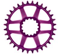 E13 Plateau Helix R Guidering - Direct Mount - 34T - 52/55mm Flip Flop - Compatible 11/12v - Eggplant