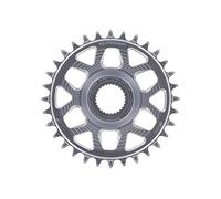 E13 Unisex Adult Plateau Helix Race espec-34T-Bosch Gen4 Direct Mount-52/55mm Chainline-Compatible 11/12v-Argent, Black, One Size