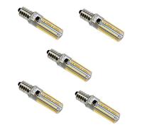 E14 Dimmable 4W 152 LED 3014 SMD 300-400 LM Warm White Cool White Decorative Bi-pin Lights AC 110-130V(5PCS) (Size : Cold White) (Warm White)