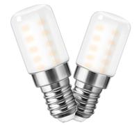 E14 LED Bombilla 12V 5W=40W Mini Lámpara de Maíz Candelabro de Bajo Voltaje para Autocaravana, Solar, Nevera, Máquina de Coser, Extractor de Humos (Blanco Cálido 2700K, 2-Pack)