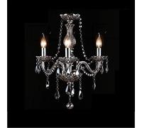 E14modern Luxurious Crystal Chandelier Candle Island Lighting Pendant Lamp Ceiling Light Fixture for Dining Living Room Kitchen Bedroom Hallway Entry-Golden. 8 Head(Soot,3 Head)