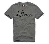 E1SYNDICATE DEFTONES T-SHIRT NIRVANA KORN ROCK METAL S-XL GREY