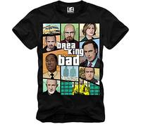 E1SYNDICATE T-SHIRT BREAKING BAD HEISENBERG BETTER CALL SAUL LOS POLLOS COOK NEGRO S-XL