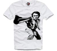 E1SYNDICATE T Shirt Dirty Harry Clint Eastwood Cheech CZ Shadow(Medium)