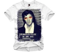E1SYNDICATE T-SHIRT ELVIS MUGSHOT ROCKABILLY ROCK N ROLL