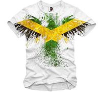 E1SYNDICATE T-SHIRT JAMAICA EAGLE REGGAE FLAG BOB MARLEY
