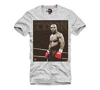 E1SYNDICATE T-SHIRT MIKE TYSON EVANDER HOLYFIELD LONDON ELEVEN BOY HBA GRIS S-XL