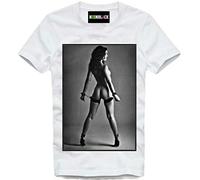 E1SYNDICATE T-Shirt Sexy Kinky Model Girl Fetish Bondage BDSM Leather Porn Role Play(X-Large)