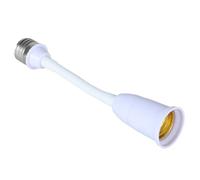 E27 Extensor de enchufe de lámpara Soluciones de iluminación para el hogar con cuello doblado