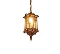 E27 Industrial Retro Aluminio Aluminio Casting Costil de Techo Luz Impermeable Cadena de Colgantes Colgante Ajustable suspensión de Globo Creativo Linterna Villa de Villa Herramientas