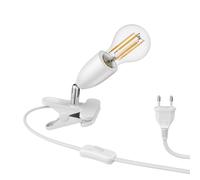 E27 lámpara de pinza LIK blanca incl. filamento de lámpara LED 1600lm blanco [EEK: E]
