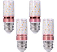 E27 Led Bombilla 12W 16W, 220V-240V, 120W Equivalente De Bombilla Halógena, Tornillo De Maíz 1200LM para La Lámpara De Iluminación del Hogar No Dimmable(Blanco cálido,12W)