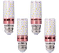 E27 Led Bombilla 12W 16W, 220V-240V, 120W Equivalente De Bombilla Halógena, Tornillo De Maíz 1200LM para La Lámpara De Iluminación del Hogar No Dimmable(Blanco frío,16W)