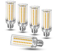 E27 LED maíz bombilla, 16W Blanco Cálido 3000K, 1900LM, 120W 150W Incandescente Bombilla Equivalentes, ángulo 360, Edison tornillo bombillas, No regulable, 5 unidades