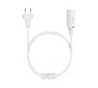 E27 socket with wire - Lamp holder for bulb with power cord electrical outlet and switch - 1.8m cable