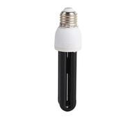 E27 UV Ultravioleta Fluorescente Blacklight CFL Bombilla 15W Luz para Matar Plagas Barra de Discoteca Lámpara Germicida para Curado UV Detección de Fluorescencia (Colores variados)