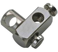 E2trade Enlace de barra de residuos emergente - Pieza de repuesto de conector cromado para baño