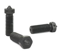 E3D Genuine Hardened Steel Volcano Nozzle 0.8mm, 1mm Triple Pack for V6 HotEnd 3D Printer (3mm, 0.8mm)