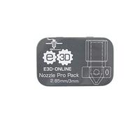 E3D Genuine Nozzle Pro Pack 0.15mm, 0.25mm, 0.4mm, 0.6mm, 0.8mm Hardened Steel, Plated Copper and Brass Nozzles for V6 HotEnd 3D Printer (3mm)