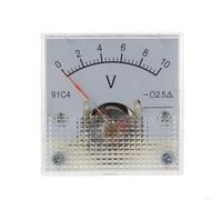 E5BB 91C4 for voltímetro de CC, medidor de Panel analógico, tipo mecánico 3/5/10/15/20/30/50/100/150/250V, 10 estilos(0-10v)