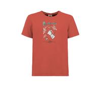 E9 Camiseta de escalada Bond para hombre rojo oscuro | XL