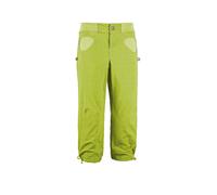 E9 Pantalón corto de escalada para mujer N Onda 3/4 amarillo | M