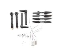 E99pro recambios de Drones RC Motores E99 Quadcopter Brazo Engranaje de hélice Compatible con E99(Black)