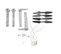 E99pro recambios de Drones RC Motores E99 Quadcopter Brazo Engranaje de hélice Compatible con E99(Light Grey)