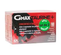 EA Pharma GMax Taurine+ concentrado de sabor de energía naranja set de bombillas de luz de 2 x 30