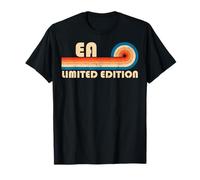 EA Surname Retro Vintage 80s 90s Birthday Reunion Camiseta