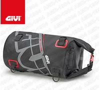 EA114GR GIVI Gris - Rojo Bolsa De Asiento O Baca Impermeable 30 Litros