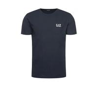 EA7 de los Hombres Camiseta con Logo en el Pecho, Azul, XXL