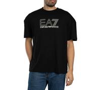 EA7 de los hombres Camiseta gráfica Echo, Negro