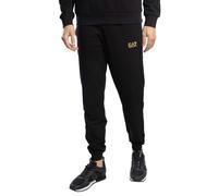 EA7 de los hombres Pantalones deportivos ajustados de jersey, Negro