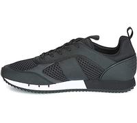 EMPORIO ARMANI EA7 Laces U Zapatillas Moda Hommes Negro - 38 - Zapatillas Bajas