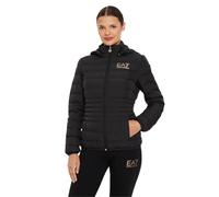 EA7 Emporio Armani 8NTB23TNF8Z 8034149891696 - Chaqueta de plumón para mujer de 100 g Core Lady con capucha extraíble - Talla XL, Negro Black Black 0210, XL