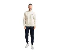 EA7 Emporio Armani Black/White (8NPV60-PJVRZ-M0036) Chándal para hombre, negro/blanco, algodón, cremallera, pantalones de chándal con bolsillos, cómodo, logotipo, negro/blanco, XL