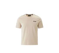 EA7 Emporio Armani - Camiseta para hombre con cuello redondo y logotipo de la serie de algodón 7M001476AF10375 8033920074938 - XS, beige, S